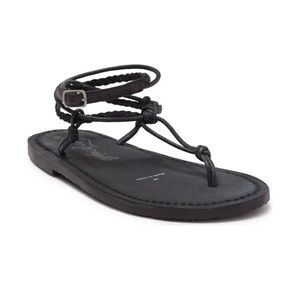 Caroline Cali Sandal free people size 38 E 8 US BLACK